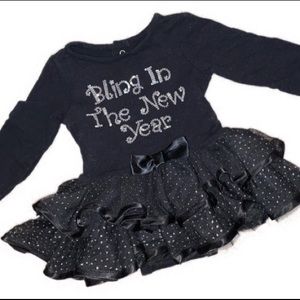 Bling in the New Year tutu onsie